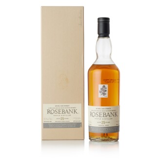 View 1 of Lot 6134: Rosebank 25 Year Old 61.4 abv 1981 (1 BT70)