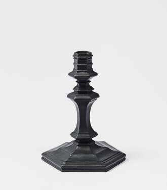 View 1 of Lot 13: A Böttger Stoneware 'Eisenporzellan' Candlestick, Circa 1710-12