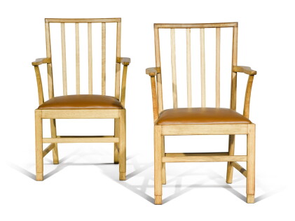 Catalog image of SET OF SIX CHAIRS AND TWO ARMCHAIRS