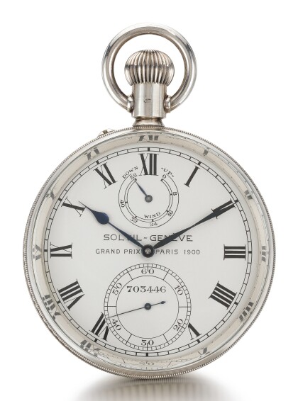 99 Solvil Geneve 銀製時計備guillaume擺輪及52小時動力儲存顯示 No 年份約1915 99 Solvil Geneve 銀製時計備guillaume擺輪及52小時動力儲存顯示 No 年份約1915