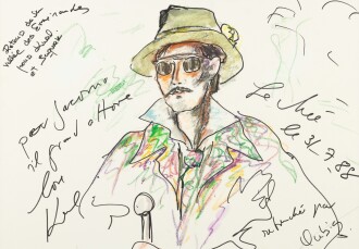 View 1 of Lot 2039: Portrait of Jacques de Bascher, Return from the Valley of emeralds | Portrait Jacques de Bascher, Retour de la Vallée des émeraudes