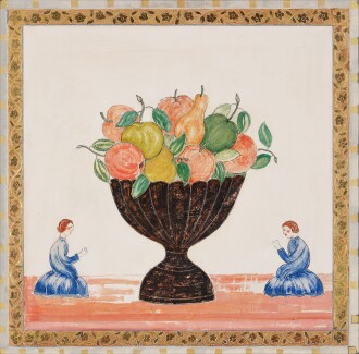View 1 of Lot 448: Fruit in a Silver Bowl