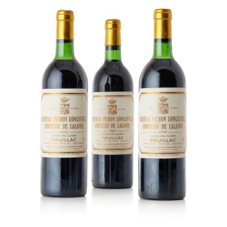 View 1 of Lot 5510: Château Pichon Longueville, Lalande 1982 (12 BT)