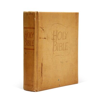 View 1 of Lot 6: Muhammad Ali's Family Bible Signed and Inscribed by Odessa Clay