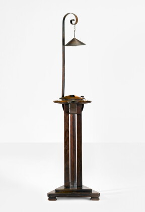 Catalog image of charles rohlfs | tall candle stand