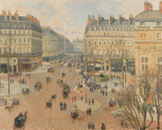 View 1 of Lot 8: La Place du Théâtre-Français et l’avenue de l’Opéra, soleil d’après-midi en hiver