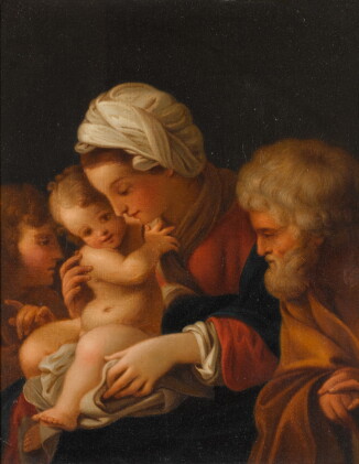 Catalog image of after bartolomeo schedoni | the holy family with saint john the baptist
