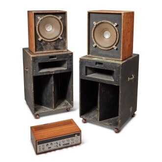 View 1 of Lot 5: [Hells Angels] | Party stereo system — including the earliest Grateful Dead speakers
