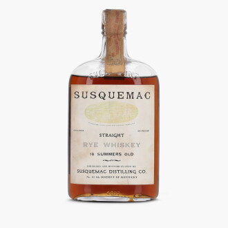 View 1 of Lot 2547: Susquemac Straight Rye 18 Year Old Bottled In Bond 100 Proof 1901 (1 Bottle Pint)
