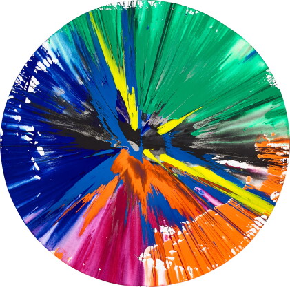 Catalog image of untitled (circle spin painting) | 無題（圓形旋轉畫）