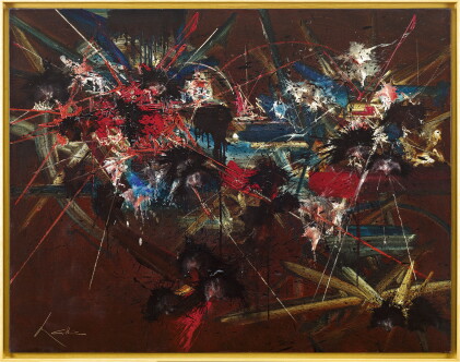 Catalog image of georges mathieu 喬治・馬修 | l'oracle dépeuplé 神諭