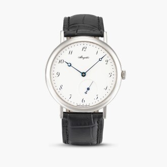 View 1 of Lot 8733: Reference 5140 | A white gold wristwatch with enamel dial, Circa 2010