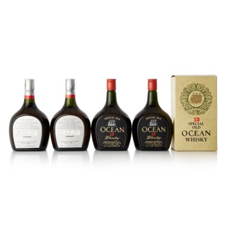 View 1 of Lot 6345: Ocean Whisky Mixed Lot (4 BT76)
