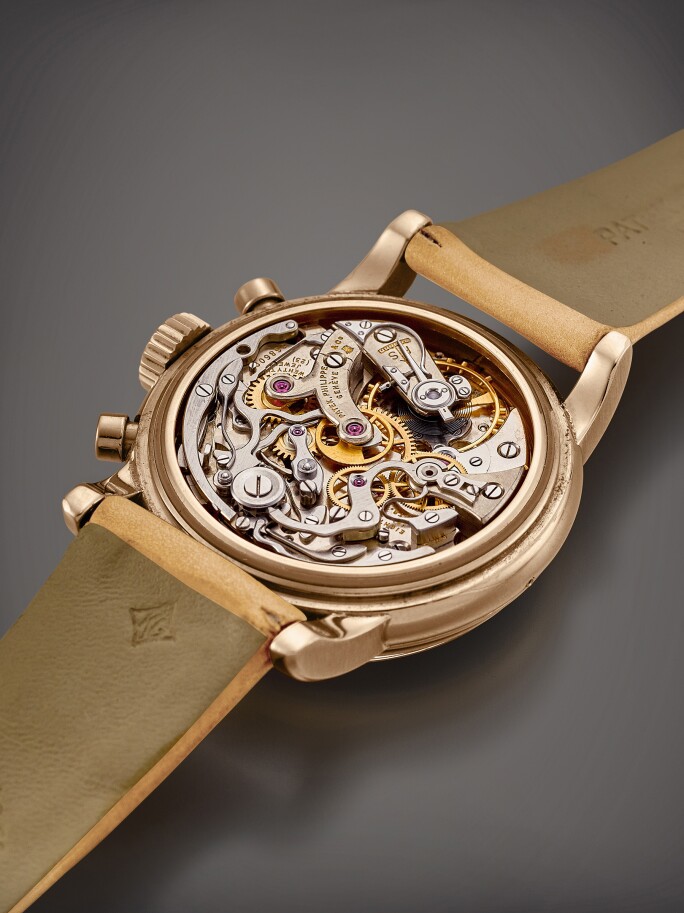 Patek Philippe Perpetual Calendar Chronograph reference 2499 Second Series. Sold by Sotheby’s Hong Kong in 2022 for HK$60.3 million