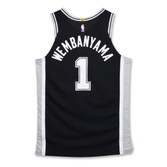 View 1 of Lot 1: Victor Wembanyama San Antonio Spurs 2024-2025 Game Worn Icon Edition Jersey | Double-Double | 35 Points | 18 Rebounds