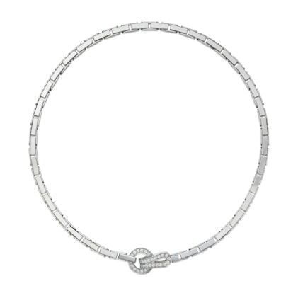 Catalog image of Diamond 'Agrafe' Necklace, France