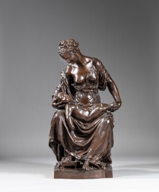 View 1 of Lot 31: Tendresse maternelle (Maternal tenderness)