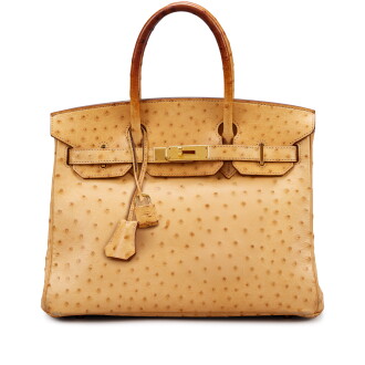 View 1 of Lot 128: Saffron Ostrich Birkin 30 Gold Hardware, 2010