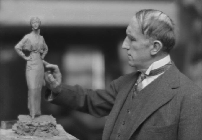 Paul Troubetzkoy by Arnold Genthe