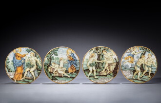 View 1 of Lot 611: Peut-être Atelier des Gentili, Italie, Castelli, vers 1740 - 1750