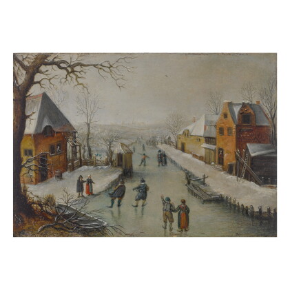Catalog image of workshop of anthonie verstraelen | winter landscape