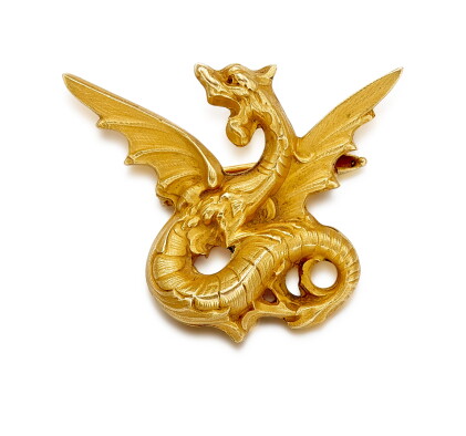 Catalog image of Yellow Gold Brooch/Pendant, Turn of the Century | 黃金胸針 / 吊墜 , 19世紀末至20世紀初