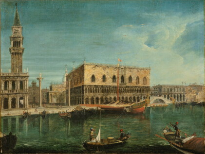 Catalog image of Venice, a view of the Molo from the Bacino di San Marco, with the Palazzo Ducal…
