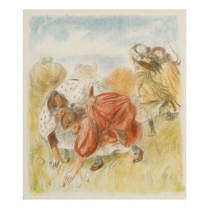Catalog image of pierre-auguste renoir | enfants jouant à la balle (delteil, stella 32)