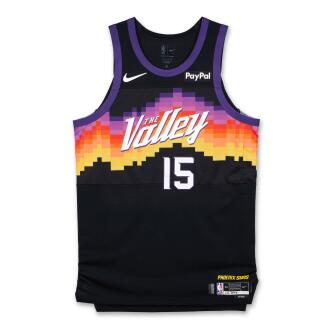 View 1 of Lot 53: Mark Williams Phoenix Suns 2025-2026 Game Worn City Edition Jersey