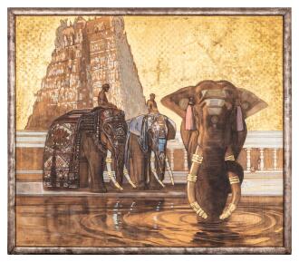 View 1 of Lot 17: Éléphants sacrés de Madura