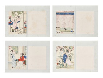 View 1 of Lot 2613: 佚名(清) 秘戲圖｜Anonymous (Qing Dynasty), Subtle Pleasures