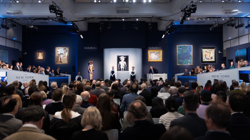 Sotheby's auction house New York
