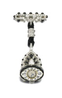 182. enamel and diamond watch, agassis, circa 1925