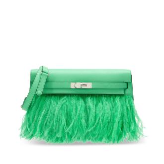 View 1 of Lot 184: Limited Edition Vert Comics Chèvre Chamkila and Feathers Kelly Elan Palladium Hardware, 2024