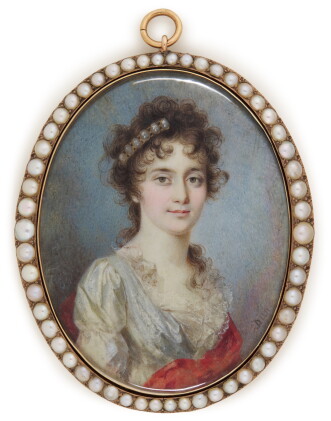 Catalog image of portrait of a lady, circa 1795