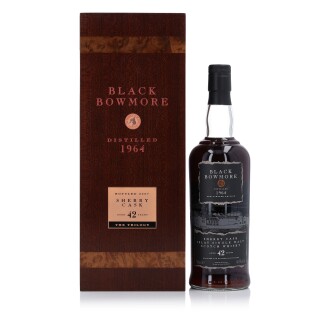 View 1 of Lot 130: Bowmore Black Sherry Cask 42 Year Old 40.5 abv 1964 (1 Bottle 70cl)