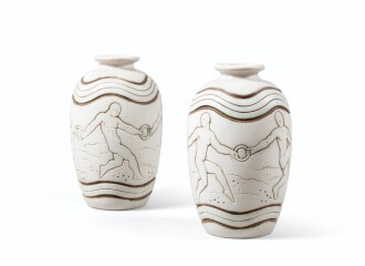 View 1 of Lot 1151: Pair of vases, circa 1930 | Paire de vases, vers 1930