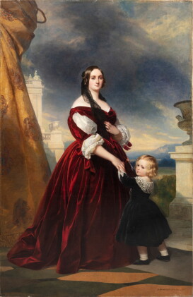 Catalog image of Portrait of the Countess Duchâtel (1817-1878) with her son, Vicomte Charles Tan…