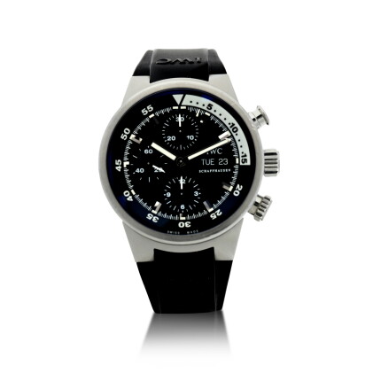Catalog image of reference 3719 aquatimer a stainless steel automatic chronograph wristwatch wit…