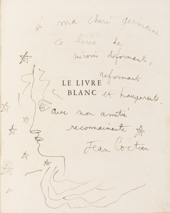 Catalog image of Le Livre blanc. 1930. In-4, broché, chemise étui. 1/6 nominatifs avec bel envoi…