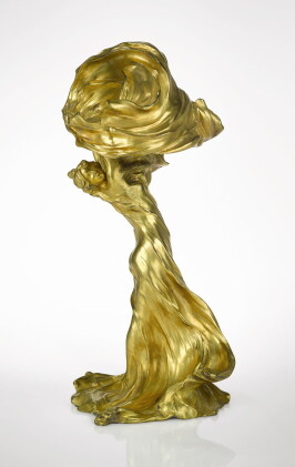 Catalog image of françois-raoul larche | "loïe fuller" table lamp