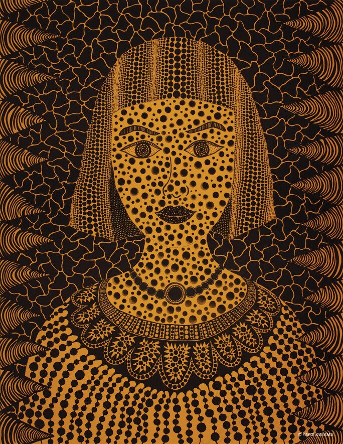 YAYOI KUSAMA  GILDED BIRDS