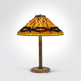 View 1 of Lot 54: "Dragonfly" Table Lamp