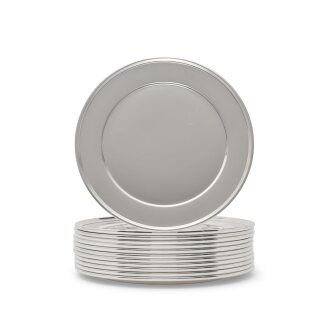 View 1 of Lot 5: A Set of Twelve American Silver Chargers, Manchester Silver Co., Providence, RI, 20th Century