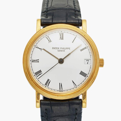 Catalog image of Reference 3802/200 Calatrava | A yellow gold automatic wristwatch with date, Ci…