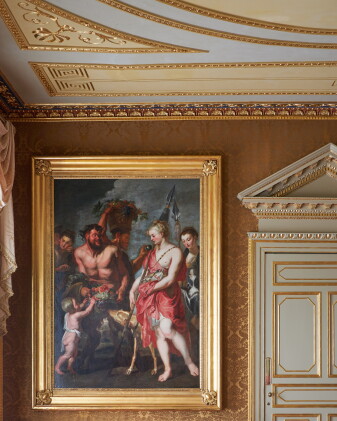 Catalog image of Venus at the Forge of Vulcan; Diana and her nymphs returning from the chase acc…