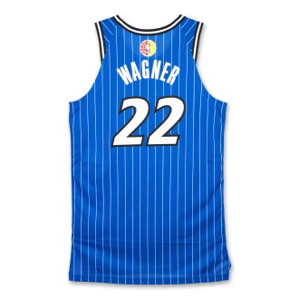 View 1 of Lot 19: Franz Wagner ‘Berlin Game’ Orlando Magic 2025-2026 Game Worn Icon Edition Jersey