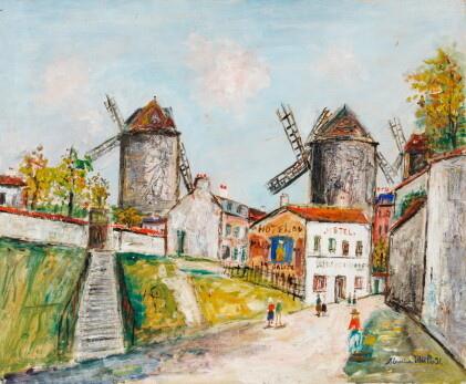 Catalog image of Les Trois moulins, Montmartre