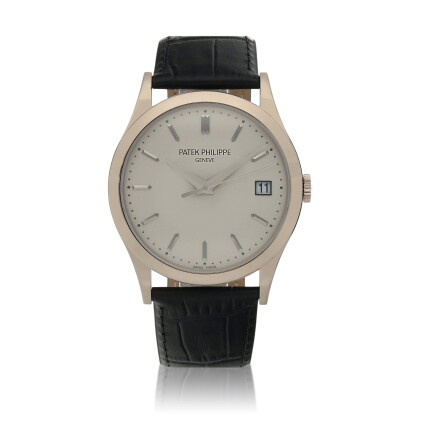 Catalog image of Calatrava, Ref. 5296G-010 White gold wristwatch with date Circa 2015