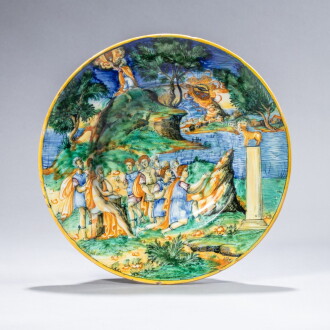 View 1 of Lot 603: Probablement Atelier de Lodovico et Angelo Picchi, peut-être peint par Andrea da Negroponte, Italie, Castel Durante, vers 1550 - 1563